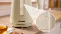Bosch Kettle | TWK1M127 | Electric | 2400 W | 1.7 L | Plastic | Cream – pilt 7