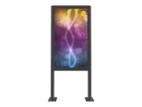 EDBAK POK91 Stand for 49" outdoor, Black | EDBAK