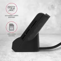 AXAGON Universal desktop USB contact Smart/ID and SD/microSD/SIM card reader | CRE-SM2 – pilt 9