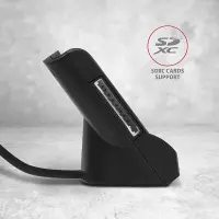 AXAGON Universal desktop USB contact Smart/ID and SD/microSD/SIM card reader | CRE-SM2 – pilt 25