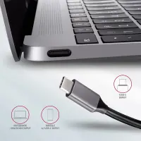 Axagon HMC-5 sülearvuti dokk ja pordireplikaator Juhtmega ühendatud USB 3.2 Gen 1 (3.1 Gen 1) Type-C Hall – pilt 6