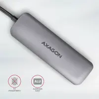 Axagon HMC-5 sülearvuti dokk ja pordireplikaator Juhtmega ühendatud USB 3.2 Gen 1 (3.1 Gen 1) Type-C Hall – pilt 16