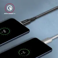 AXAGON | Data and charging cable, 2 m | BUCM-AM20AB | USB Type-C to USB Type-A – pilt 6
