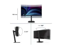Philips | 34B2U3600C/00 | 34 " | VA | 21:9 | 60 Hz | 4 ms | 3440 x 1440 pixels | 300 cd/m² | HDMI ports quantity 1 | Black – pilt 22