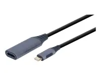 Cablexpert USB Type-C to HDMI display adapter, Space grey | A-USB3C-HDMI-01