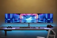 Neomounts FPMA-D550D3BLACK monitori kinnitus ja alus 68,6 cm (27") Laud Must