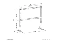 Neomounts DS45-430BL18 telerikinnitus 2,29 m (90") Must – pilt 13