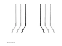 Neomounts DS45-430BL19 telerikinnitus 190,5 cm (75") Must – pilt 22