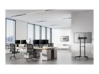 Neomounts Floor stand | FL50-540BL1 TV trolley | Adjustable Height, Tilt | 37-70 " | Maximum weight (capacity) 50 kg | Black – pilt 19