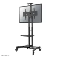 Neomounts Floor stand | NM-M1700BLACK TV trolley | Adjustable Height | 32-75 " | Maximum weight (capacity) 50 kg | Black