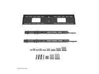 Neomounts Wall mount | WL30-750BL18 Heavy duty wall mount | Adjustable Height | 43-98 " | Maximum weight (capacity) 125 kg | Black – pilt 9