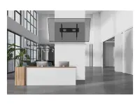 Neomounts Wall mount | WL35-750BL18 Heavy duty wall mount | Adjustable Height, Tilt | 43-98 " | Maximum weight (capacity) 125 kg | Black – pilt 17
