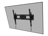 Neomounts Wall mount | WL35-750BL18 Heavy duty wall mount | Adjustable Height, Tilt | 43-98 " | Maximum weight (capacity) 125 kg | Black – pilt 24