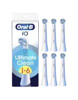 Oral-B | Replaceable toothbrush heads | iO UltimateClean | Heads | For adults | Number of brush heads included 6 | White