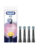 Oral-B | Replaceable toothbrush heads | iO GentleCare | Heads | For adults | Number of brush heads included 4 | Black