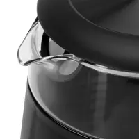 Adler Kettle with LED Display | AD 1305 | Electric | 2200 W | 1.7 L | Plastic | 360° rotational base | Black/Silver – pilt 2