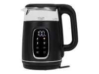 Adler Kettle with LED Display | AD 1305 | Electric | 2200 W | 1.7 L | Plastic | 360° rotational base | Black/Silver – pilt 3