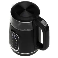 Adler Kettle with LED Display | AD 1305 | Electric | 2200 W | 1.7 L | Plastic | 360° rotational base | Black/Silver – pilt 4