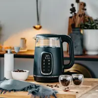 Adler Kettle with LED Display | AD 1305 | Electric | 2200 W | 1.7 L | Plastic | 360° rotational base | Black/Silver – pilt 10