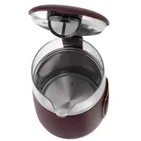 Adler Kettle with LED Display | AD 1305 | Electric | 2200 W | 1.7 L | Plastic | 360° rotational base | Burgundy – pilt 2