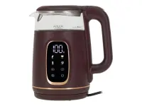 Adler Kettle with LED Display | AD 1305 | Electric | 2200 W | 1.7 L | Plastic | 360° rotational base | Burgundy – pilt 5