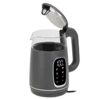 Adler Kettle with LED Display | AD 1305 | Electric | 2200 W | 1.7 L | Plastic | 360° rotational base | Grey – pilt 5