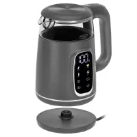 Adler Kettle with LED Display | AD 1305 | Electric | 2200 W | 1.7 L | Plastic | 360° rotational base | Grey – pilt 11