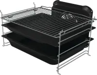 Gorenje Cooker | GECS5B70CLB | Hob type Vitroceramic | Oven type Electric | Black | Width 50 cm | Depth 59.4 cm | 70 L – pilt 15