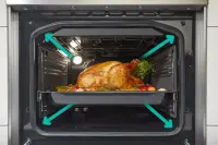 Gorenje Cooker | GECS5B70CLB | Hob type Vitroceramic | Oven type Electric | Black | Width 50 cm | Depth 59.4 cm | 70 L – pilt 21