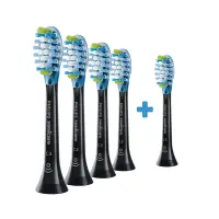 Philips | Toothbrush Heads | HX9045/88 Sonicare Premium Plaque Defence | Heads | For adults | Number of brush heads included 5 | Black