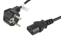 Lanberg | CEE 7/7 to IEC 320 C13 Power Cord | CA-C13C-11CC-0018-BK