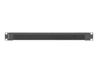 Lanberg 19" Brush Panel 1U | AK-1103-B | Black