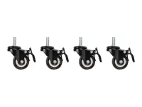 Lanberg | Castors with thread and brake for wall mounting cabinets, 4 pcs | AK-1601-B