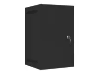 Lanberg | Rack cabinet 10" wall-mount 9U/280x310 for self-assembly with metal door (flat pack) | WF10-2309-00B | Black