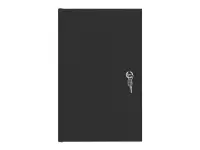 Lanberg | Rack cabinet 10" wall-mount 9U/280x310 for self-assembly with metal door (flat pack) | WF10-2309-00B | Black – pilt 2