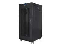 Lanberg | Rack cabinet 19" free-standing 27U/600x800 (flat pack) with mesh door, LCD | FF01-6827-23BL | Black