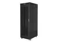 Lanberg | Rack cabinet 19" free-standing 27U/800x1200 (flat pack) with mesh door, LCD | FF01-8227-23BL | Black