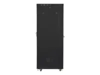 Lanberg | Rack cabinet 19" free-standing 42U/800x1000 (flat pack) with mesh door, LCD | FF01-8042-23BL | Black