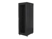 Lanberg | Rack cabinet 19" free-standing 42U/800x800 (flat pack) with mesh door | FF01-8842-23B | Black