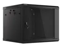 Lanberg | Rack cabinet 19" wall-mount 9U/600x600 (flat pack) V2 | WF01-6609-10B | Black