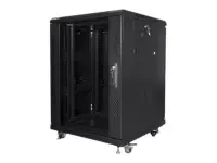 Lanberg | Rack cabinet 19" free-standing 15U/600x600 (flat pack) | FF01-6615-12B | Black