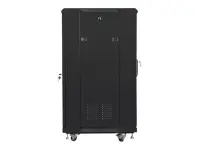 Lanberg | Rack cabinet 19" free-standing 22U/600x600 (flat pack) | FF01-6622-12B | Black – pilt 2