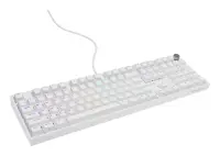 Genesis Thor 404 | Mechanical Gaming Keyboard | Wired | US | White | USB | Gateron Yellow Pro