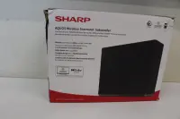 SALE OUT. Sharp AQUOS Wireless Surround Subwoofer | Sharp | AQUOS Surround Subwoofer | CP-AWS0101 | Wi-Fi | DAMAGED PACKAGING, USED