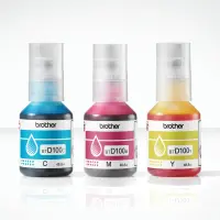 Brother BTD100CLVAL | Multipack Ink Bottles | Magenta, Cyan, Yellow – pilt 3