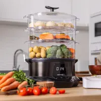 Cecotec Food Steamer | Vapovita 3000 Pro | 1000 W | Number of baskets 3 – pilt 3