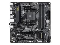 Gigabyte B550M DS3H AC R2 | Processor family AMD | Processor socket AM4 | DDR4 DIMM | Supported hard disk drive interfaces SATA, M.2 | Number of SATA connectors 4