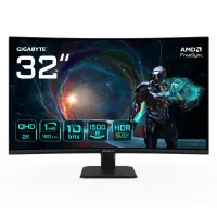 Gigabyte | GS32QCA EK | 32 " | VA | 180 Hz | 1 ms | 2560 x 1440 pixels | 250 cd/m² | HDMI ports quantity 2