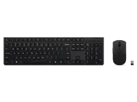 Lenovo Professional Wireless Rechargeable Combo Keyboard and Mouse | Keyboard and Mouse Set | Wireless | Mouse included | US English | Bluetooth | Grey