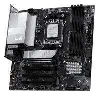 MSI PRO B850M-P WIFI | Processor family AMD B850 | Processor socket AM5 | DDR5 | Supported hard disk drive interfaces SATA, M.2 | Number of SATA connectors 4 – pilt 3